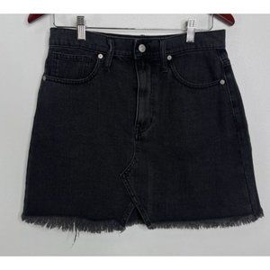 Madewell Rigid Denim A-Line Mini Skirt Cutout Edition Women's Size 28